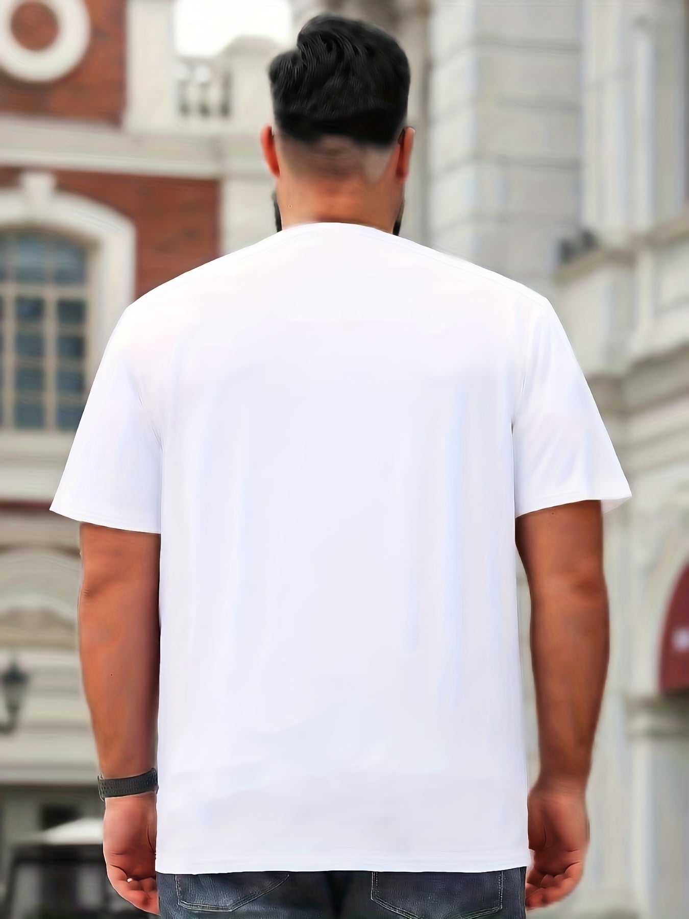 Men's Skull Graphic T-shirt Casual Comfy Crew Neck Tee