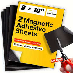 Adhesive Magnetic Sheets - Flexible Magnet Sheets - Self