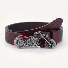 Men's Motorcycle Buckle Belts Casual Outdoor Accessories