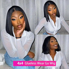 Kids Dress Up Wigs 5X5 HD Lace Front Bob Wig