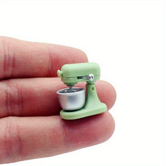 1pc Green Kitchen Mixer Dollhouse Furniture