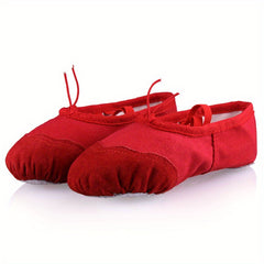Girls' Split Sole Ballet Shoes - Ideal for Gymnastics and Dance