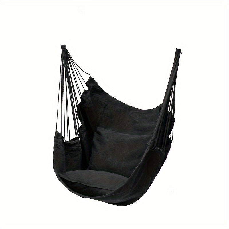 Outdoor Hammock Swing Chair with 2 Pillows