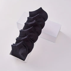 10 Pairs Ribbed Ankle Socks Women's Stockings