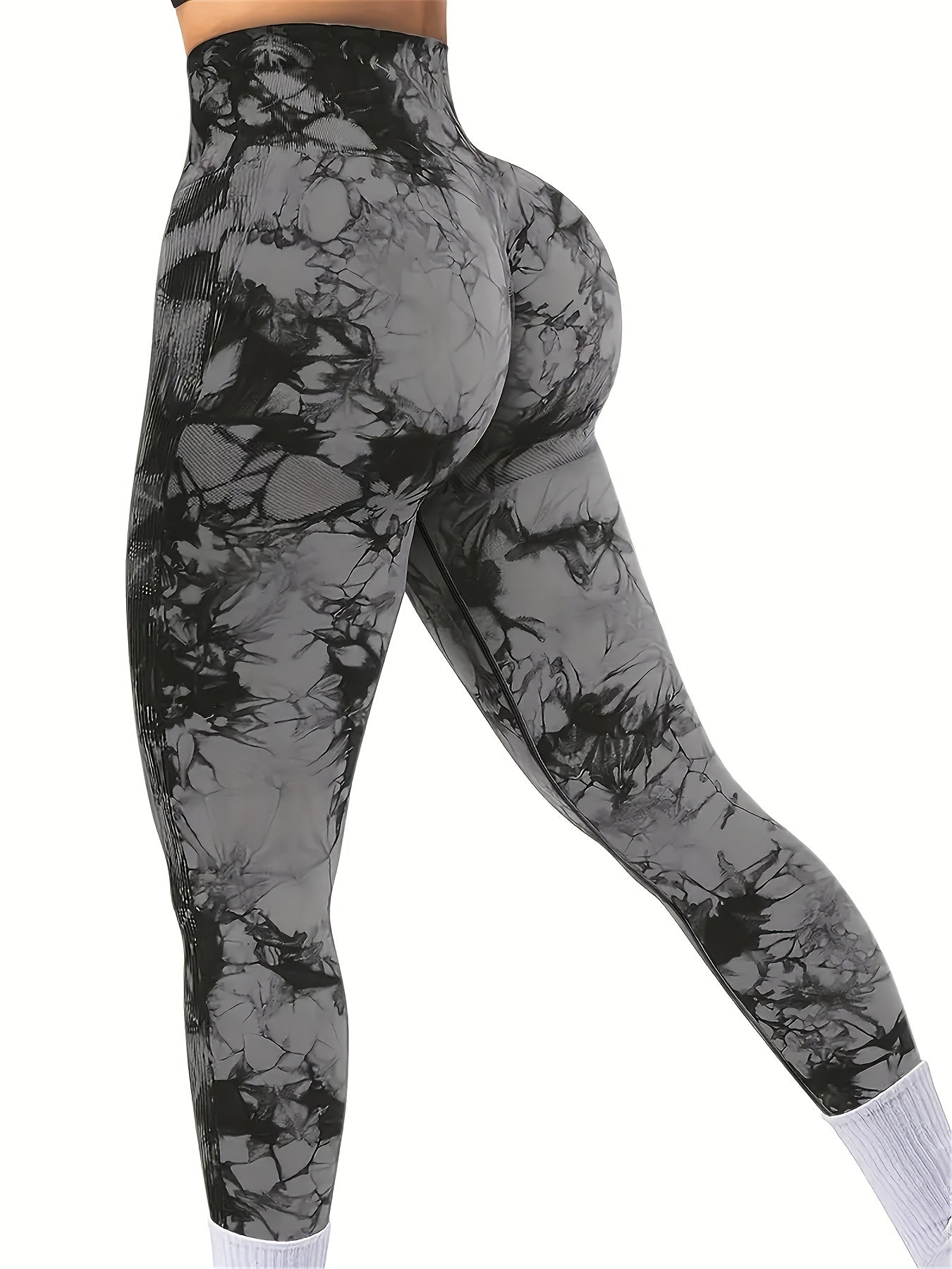 Tie Dye High Waist Yoga Leggings for Women