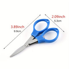 Compact Portable Folding Scissors for Travel Fishing