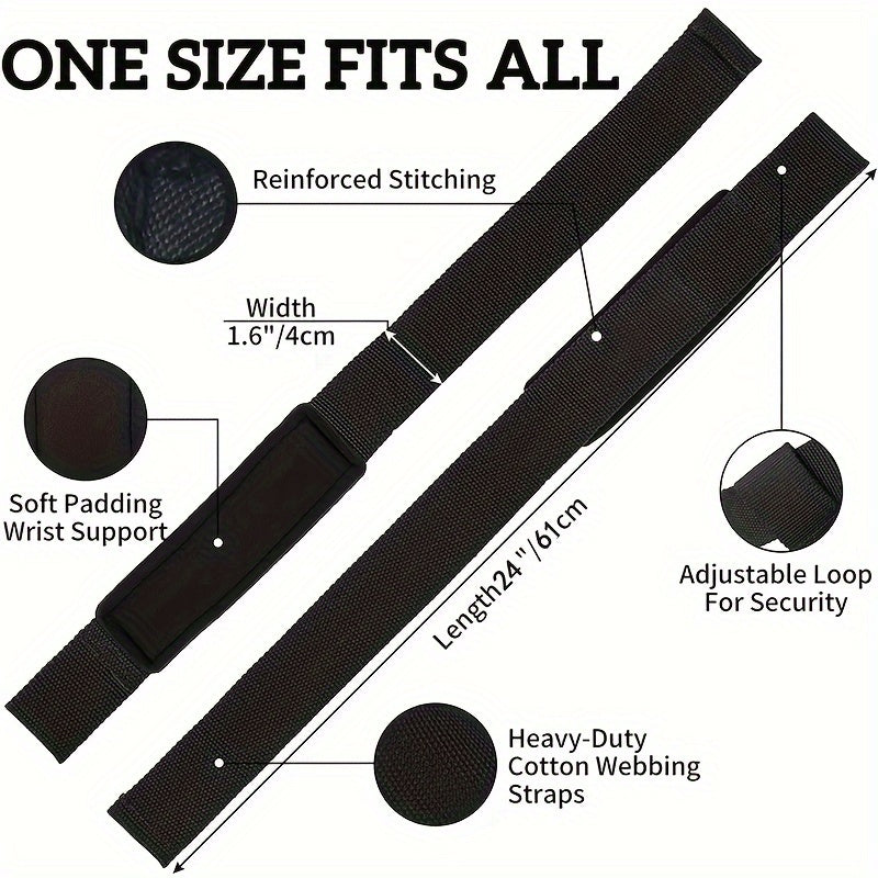Fitness Wrist Band Non slip Lifting Wrist Straps For Bodybuilding