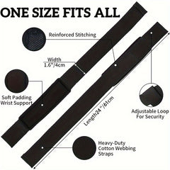 Fitness Wrist Band Non slip Lifting Wrist Straps For Bodybuilding