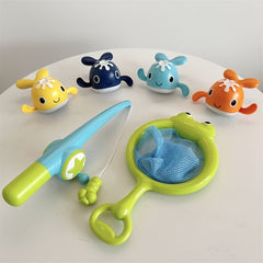 Spring Swimming Whale Bath Toy Set