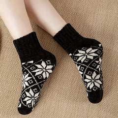 Geometric Pattern Socks Women's Mid Tube Stockings