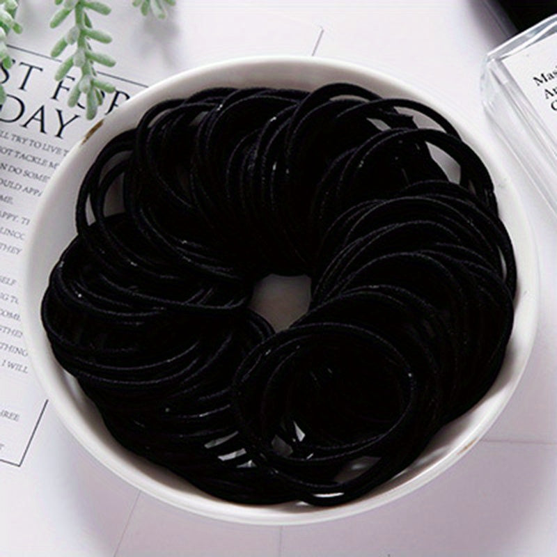50pcs Colorful Elastic Hair Bands Women Headband Hair Accessories