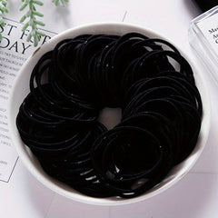 50pcs Colorful Elastic Hair Bands Women Headband Hair Accessories