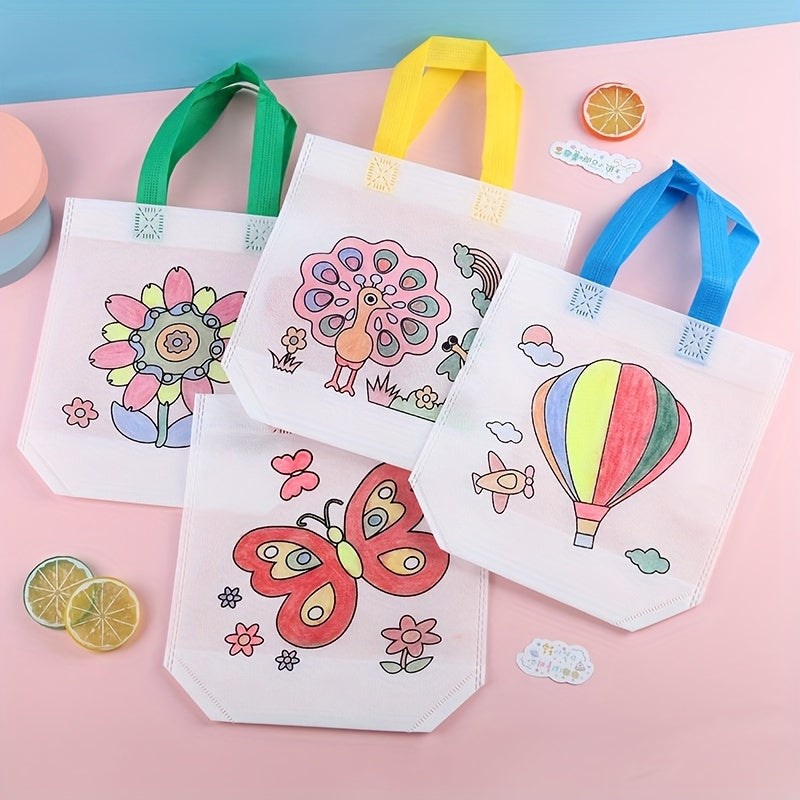 DIY Graffiti Bag Painting Kit Non-woven Creative Craft Material