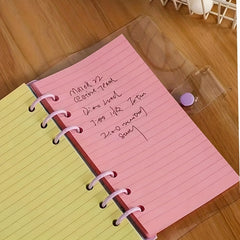Colorful A6 Loose Leaf Notebook Refill - 50 Sheets