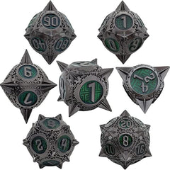 7 Die Metal Polyhedral Dice Set with Gift Box