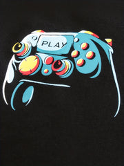 Gamepad Print Boys Active Sweatpants Jogger Sports Pants