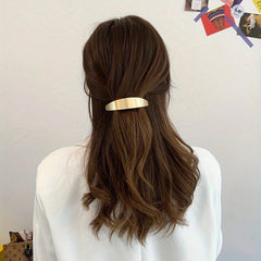 Metal Hair Clip Bobby Pin Side Clip Golden Barrette