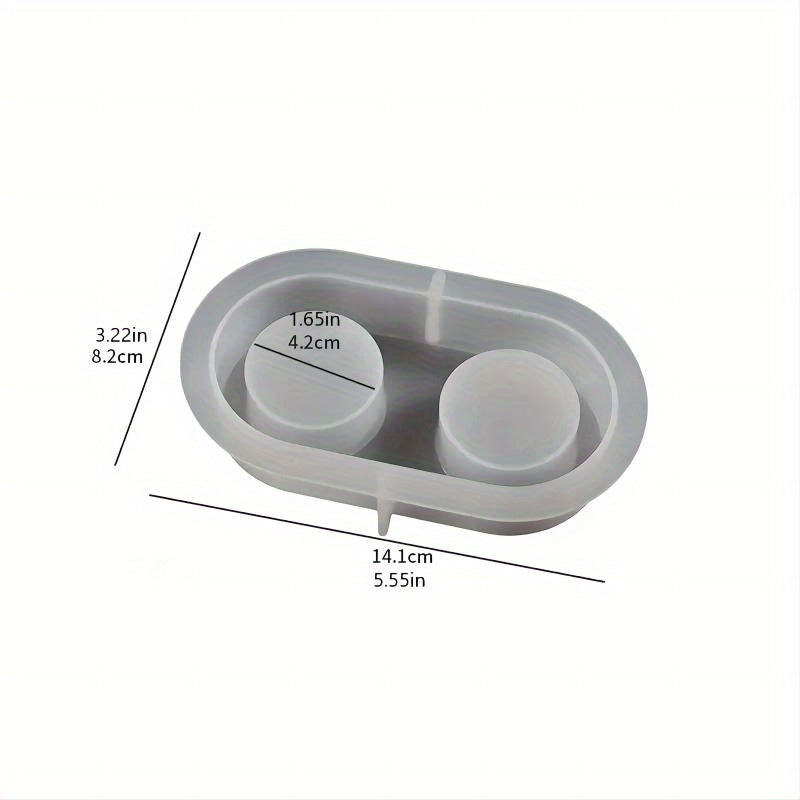 Small Candle Holder Resin Silicone Mold for Epoxy DIY Jewelry Box