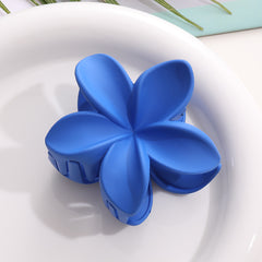 Matte Flower Claw Hair Clips Medium Barrette