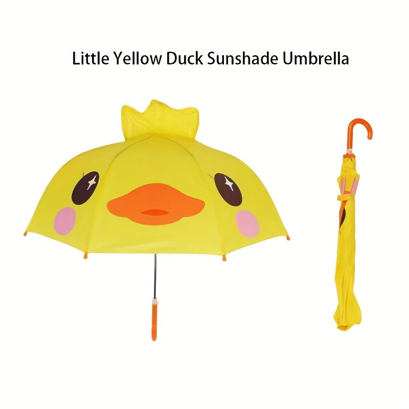 Kids Animal Umbrella with 3D Duck Ears Handle