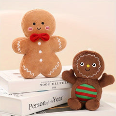 Gingerbread Plush Stuffed Toy Doll Soft Pillow Doll Christmas Decor
