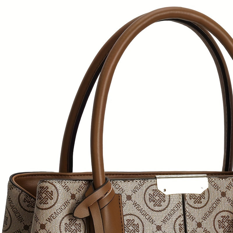 Plaid Pattern Handbags Scarf Decor Crossbody Bag Satchel Purse