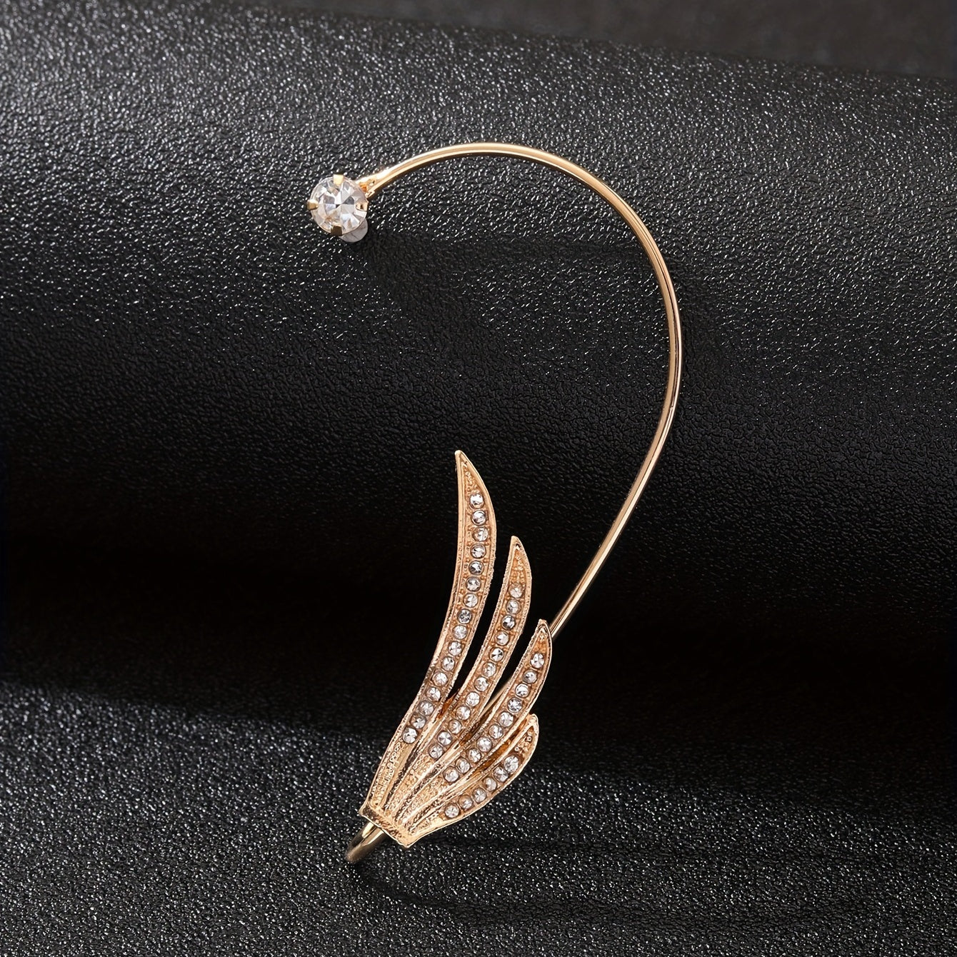 Zircon Wing Ear Clips High End Ear Bone Earrings