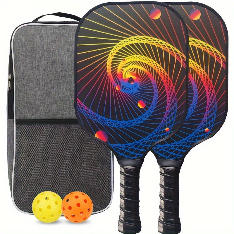 Outdoor Pickleball Paddles Set with Ball