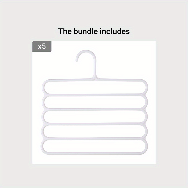 5 Layer Multifunctional Scarf Hanger Rack for Clothes