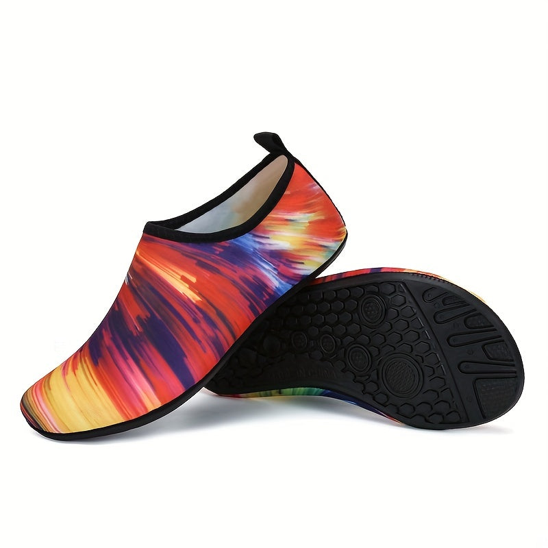 Women's Starry Sky Water Shoes Lightweight Slip On Beach Wading Shoes