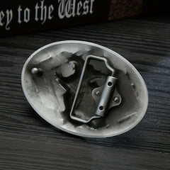 Geometric Pattern Eagle Belt Buckle for Men