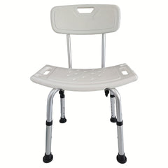 Adjustable Bath Chair With Backrest Secure Bath Seat Shower Stool