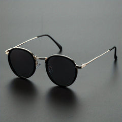 Men's Metal Double Circle Sunglasses