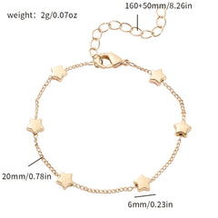 Pentagram Alloy Bracelet Creative Design