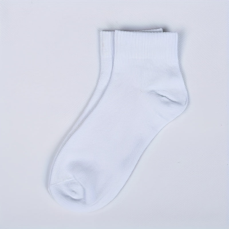 10 Pairs Solid Short Socks Women's Stockings