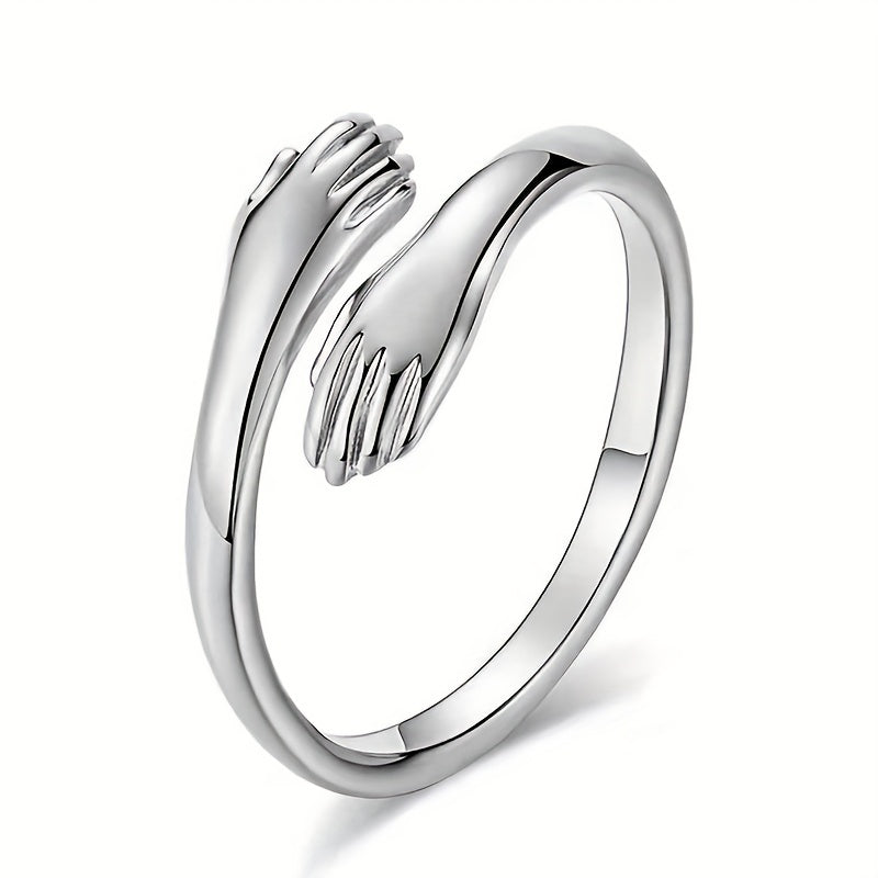 Vintage Adjustable Cuff Ring Anti anxiety Jewelry Men Women