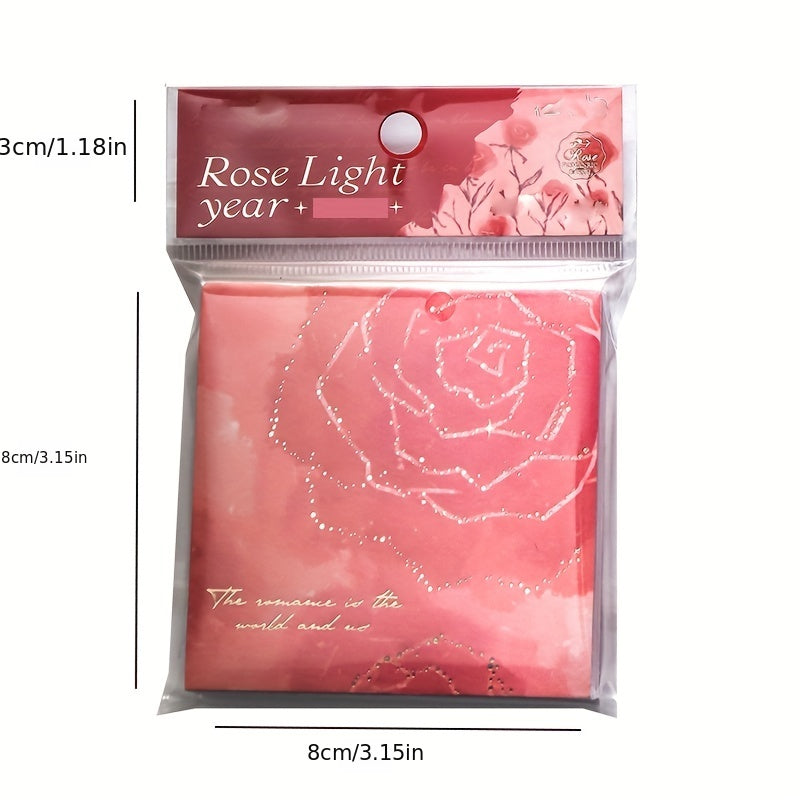 Mist Rose Notes Bronzing Bouquet Journal Diary