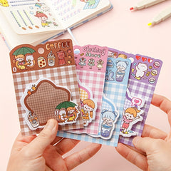 30 Sheets Hand Account Sticky Notes Fresh Message Sticker Memo Sticker