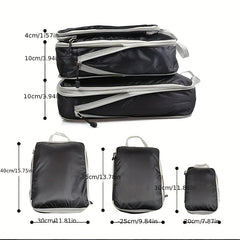3 Pcs Travel Storage Bag Sets Dustproof Organizing Portable Luggage Bags