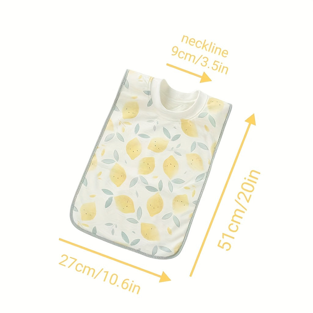 Waterproof Muslin Pullover Baby Bib Soft Absorbent Large Bib