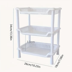 3 Tier Shower Caddy Organizer Shelf Plastic for Bathroom Bathtub Shower