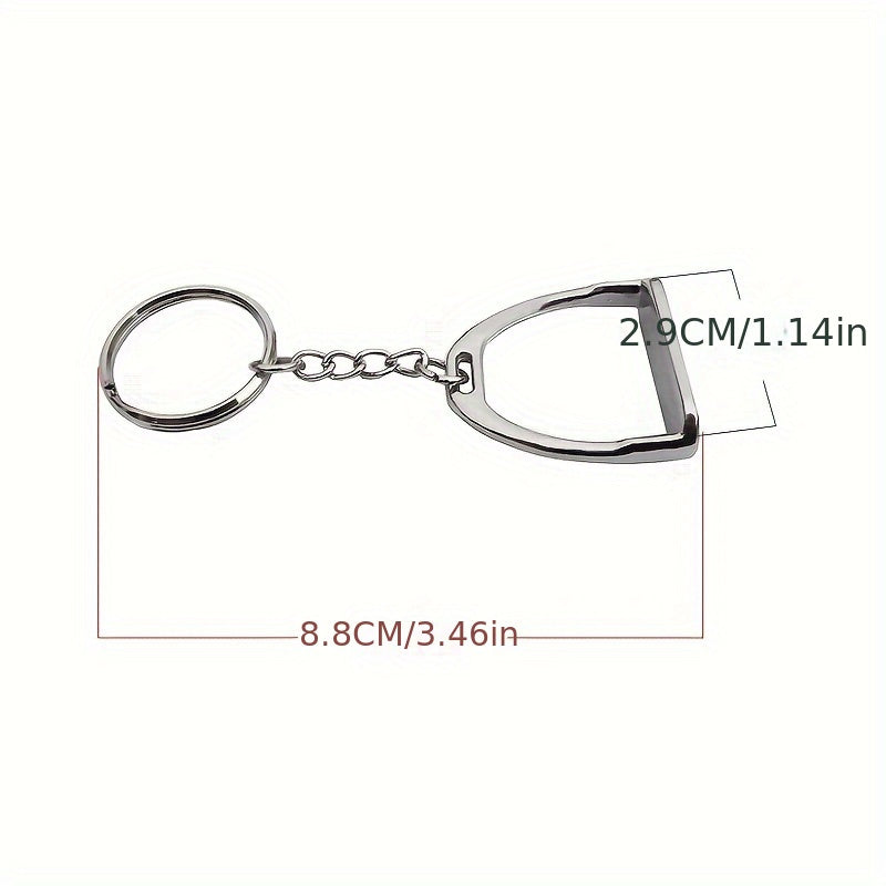 5pcs Outdoor Stirrup Keychain Hanger Tool Alloy Accessories