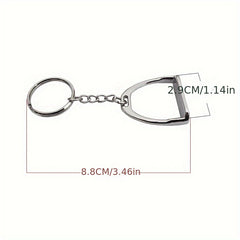 5pcs Outdoor Stirrup Keychain Hanger Tool Alloy Accessories