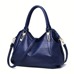 Large Capacity Crossbody Bag Soft PU Leather Satchel Purses