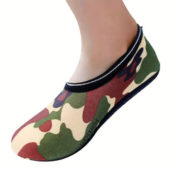Letter & Leopard Print Low Cut Socks