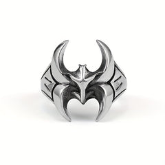 Retro Metal Cold Wind Bat Ring Male Niche Ring Jewelry