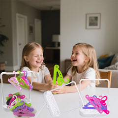 11pc Doll Clothes Hanger Rack Set for 18 Inch Dolls