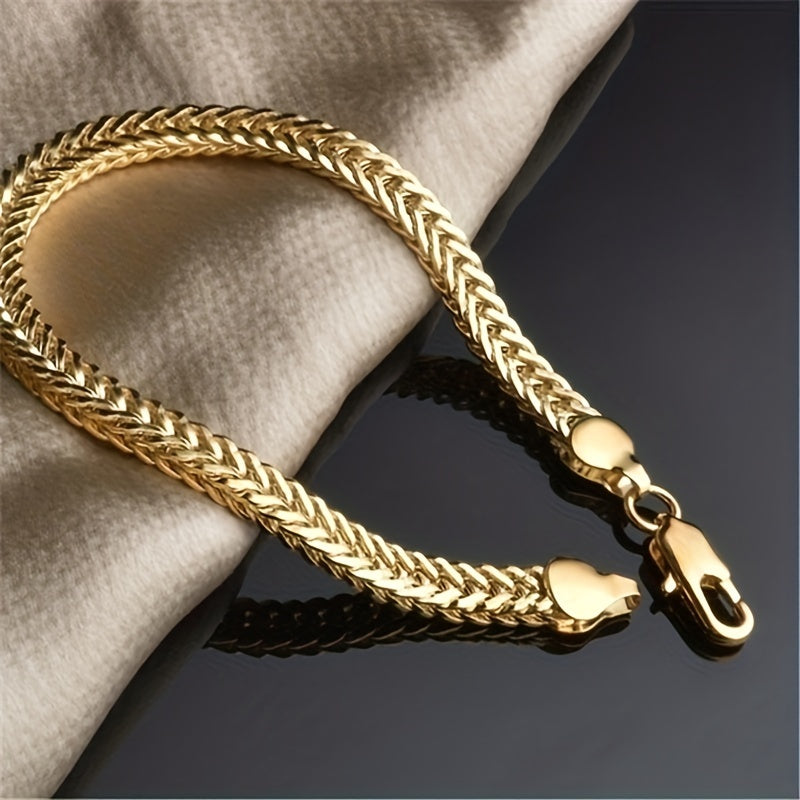 Punk Cuban Link Chain Bracelet for Men