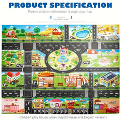 City Playhouse Adventure Map Toy Set for Kids