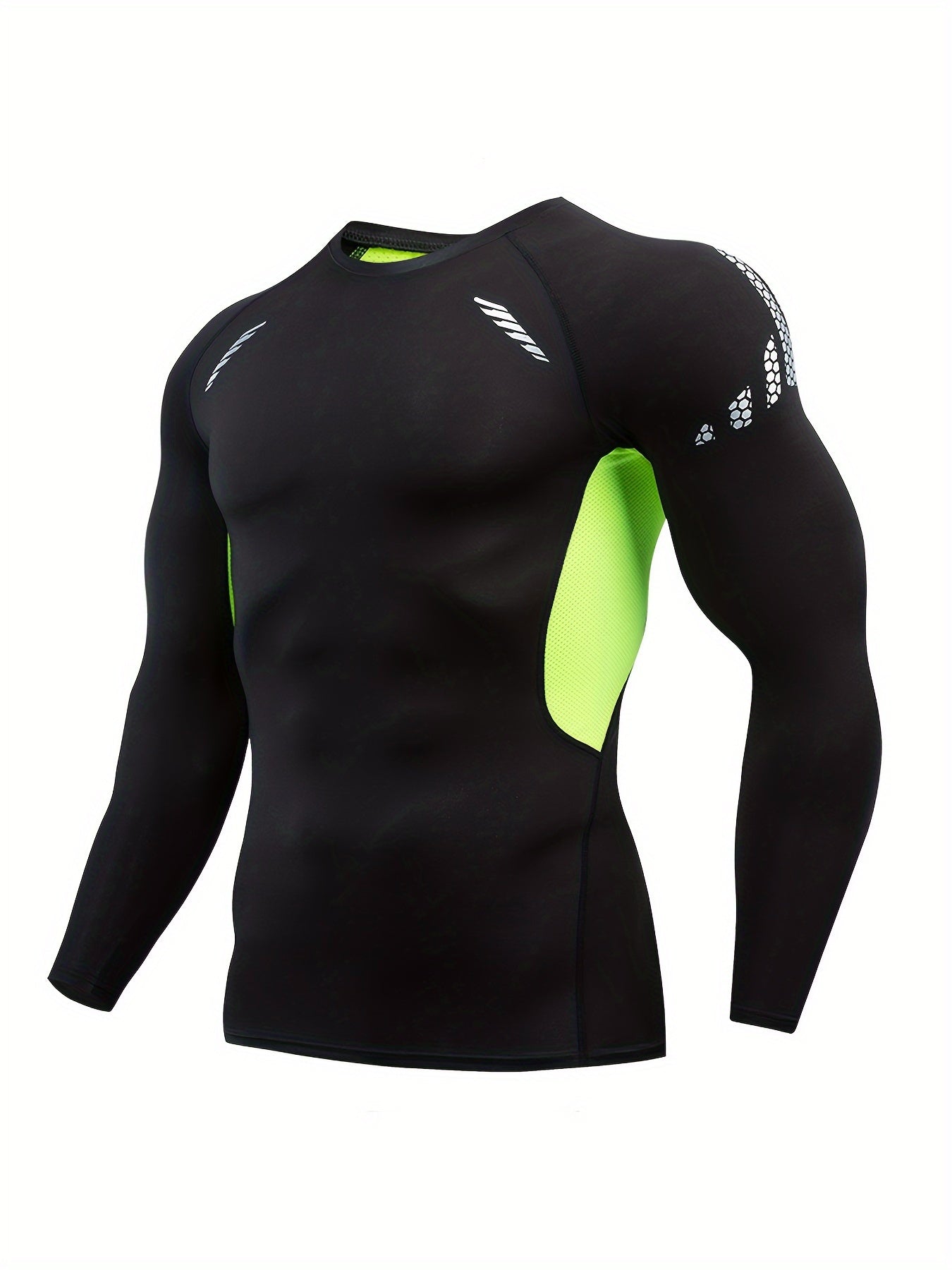 Men's Long Sleeve Compression Shirt for Sports Workout